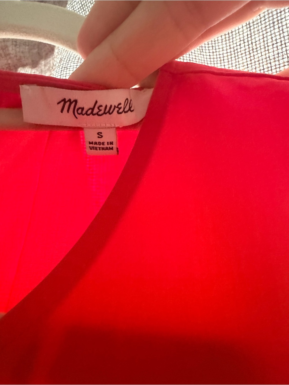 Madewell Sleeveless Red Tiered Midi Dress with Pockets - Picture 3 of 3
